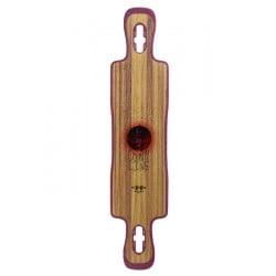 Moonshine County Line Soft Red/Natural/Black - Longboard Complete