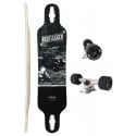 Moonshine Bootlegger Zwart/White Longboard Complete