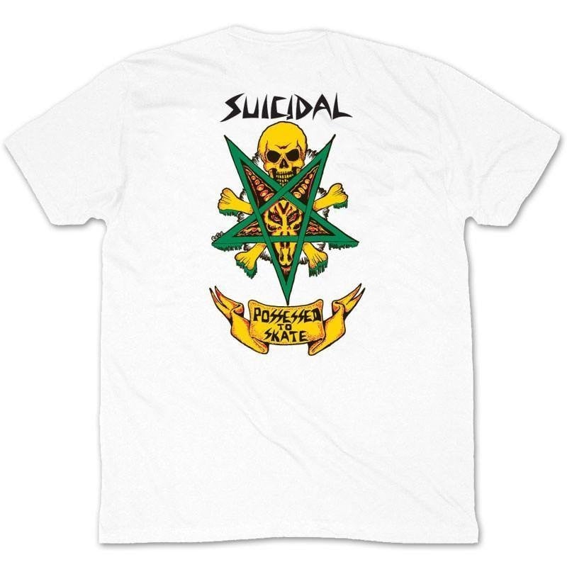 Dogtown Suicidal Skates Possessed To Skate White T-Shirt