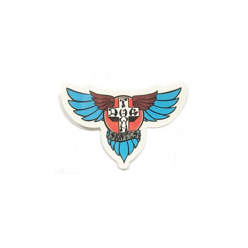 Dogtown Blue Wings Sticker Medium Dogtown Blue Wings Sticker Medium
