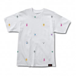 Grizzly X Adventure Time Life Burrito T-Shirt White