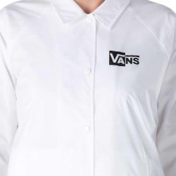 Vans Thanks Coach Jacket Check Box White