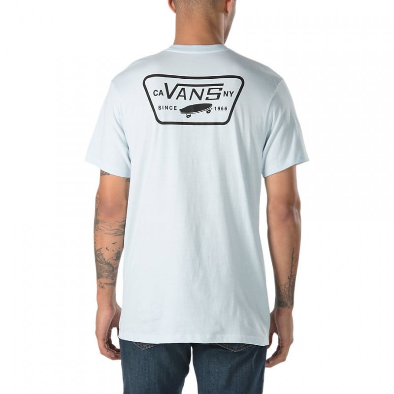 Vans Full Patch Back T-Shirt Baby Blue/Black