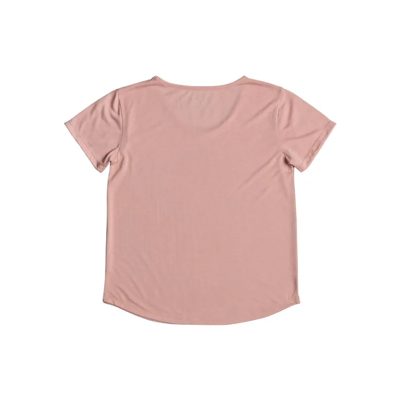 Roxy Hit The Ground Kids T-Shirt Rose Tan