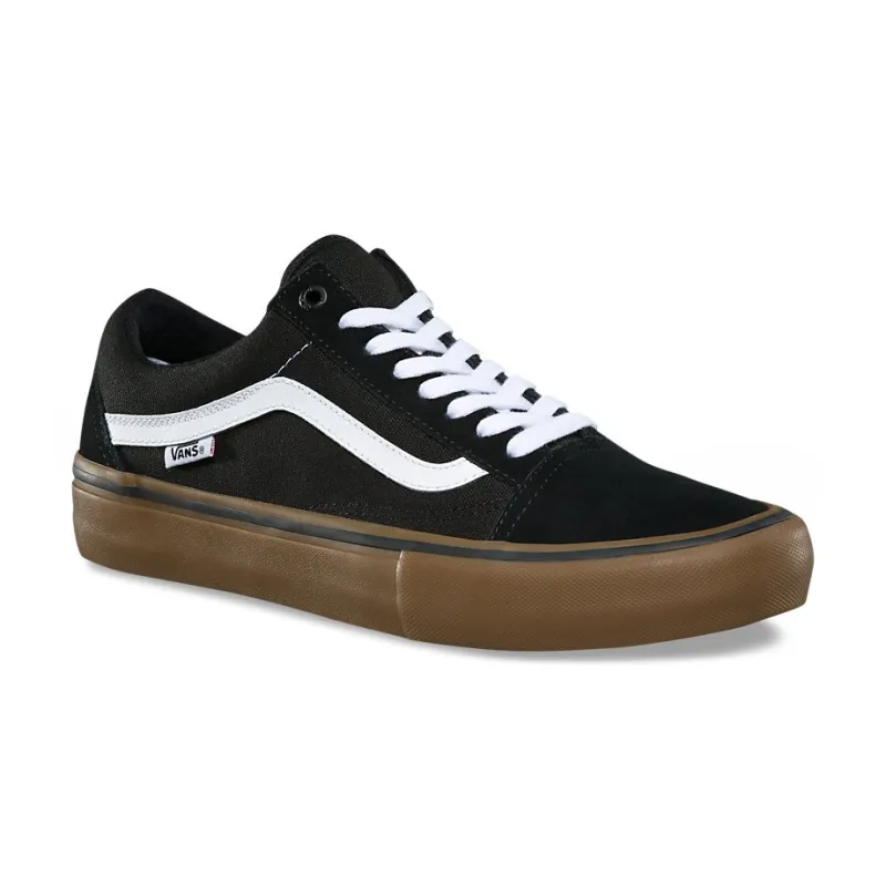 Vans Old Skool Pro Black/White/Medium Gum Shoes