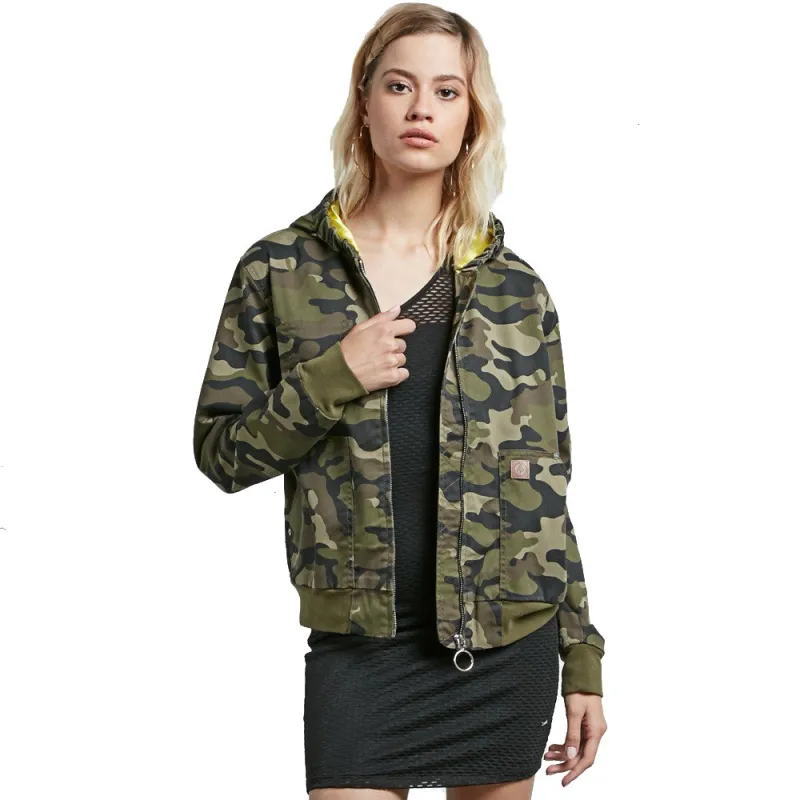 Volcom Frochickie Jacket Dark Camo