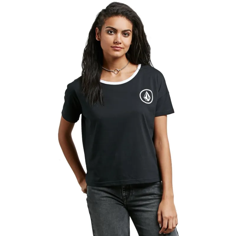 Volcom Simply Stoned Women's T-Shirt Black