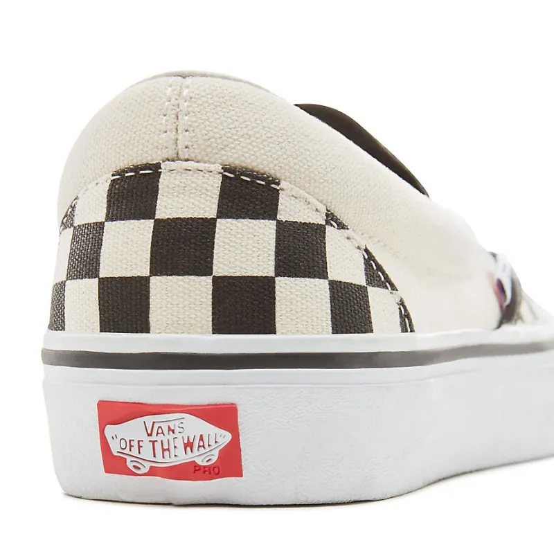 Vans Slip-On Pro Checkerboard Zwart/ White Schoenen