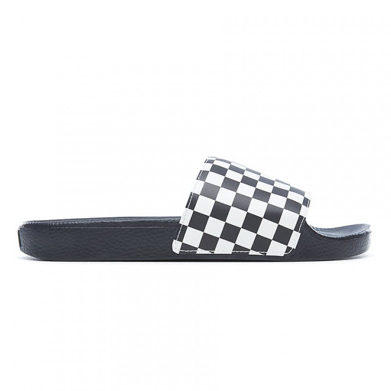 vans checkered slide