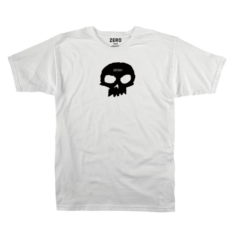Zero Single Skull T-Shirt White Zero Single Skull T-Shirt White