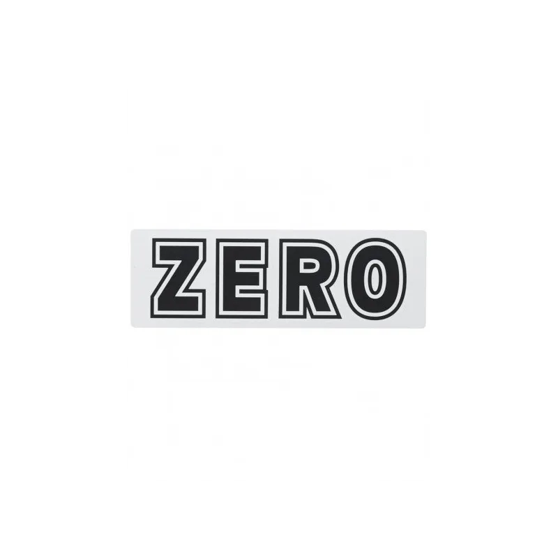 Zero Bold Sticker