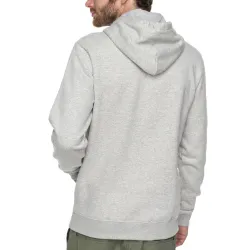 Quiksilver Hood Embosses Light Grey Heather Hoodie
