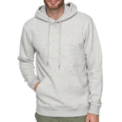 Quiksilver Hood Embosses Light Grey Heather Hoodie