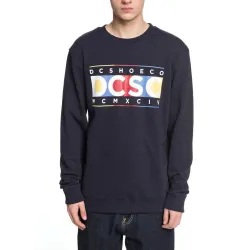 DC Knuckle In A Row Crew Dark Indigo