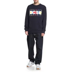 DC Knuckle In A Row Crew Dark Indigo