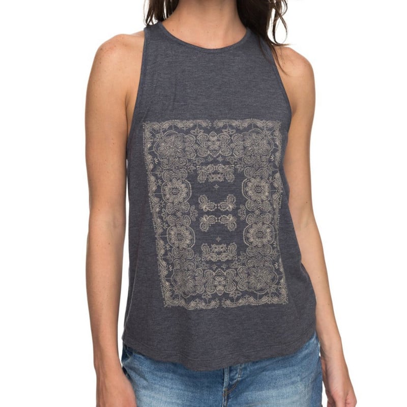 Roxy Mint Sugar Baby A Tank Top Dress Blues Roxy Mint Sugar Baby A Tank Top Dress Blues