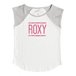 Roxy Heaven's a Heartbreak T-Shirt Kids Marshmallow