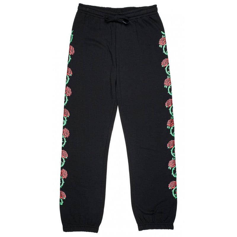 Santa Cruz Womens Roses Sweatpants Black Santa Cruz Womens Roses Sweatpants Black