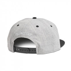 Primitive Dirty P Minor League Snapback Cap Grey Heather