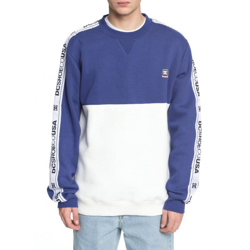 DC Kealey Crew White/Blue