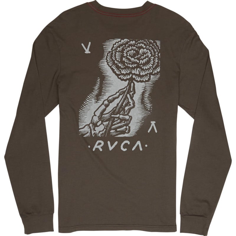 RVCA Women's Day Longsleeve Greyskull