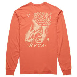 RVCA Women's Day Longsleeve Red Clay