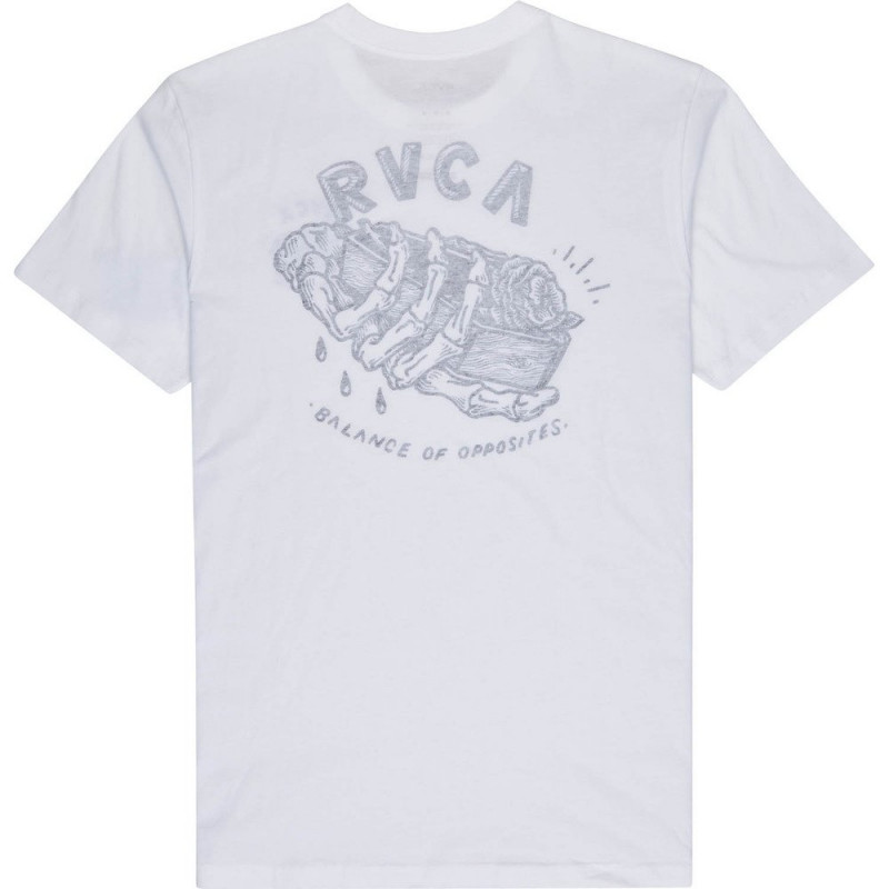 RVCA Gift Front T-Shirt White RVCA Gift Front T-Shirt White