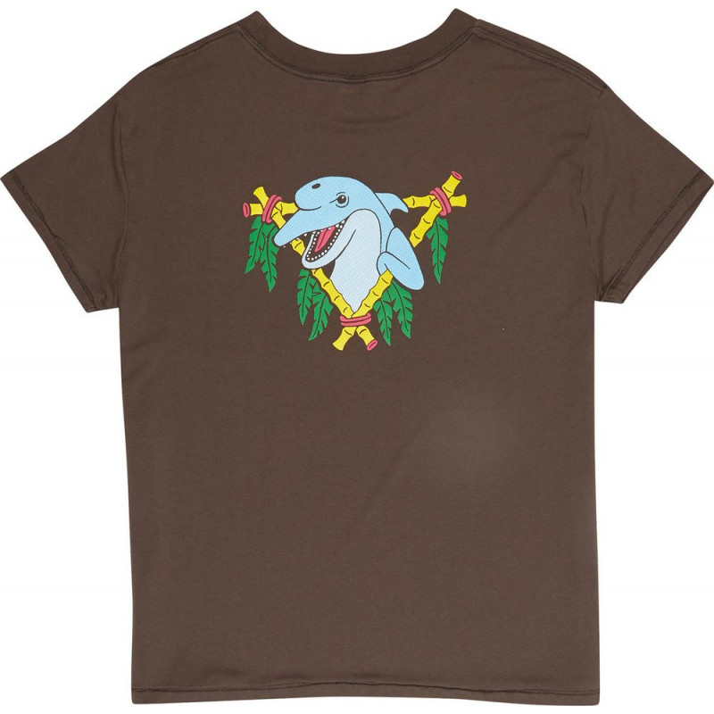 RVCA Dolphin Club Women's T-shirt Greyskull