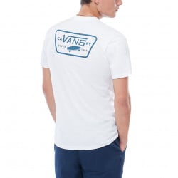 Vans Full Patch Back T-Shirt White/Baby Blue