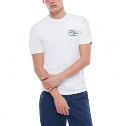 Vans Full Patch Back T-Shirt White/Baby Blue