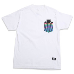 Grizzly Above The Clouds Pocket T-Shirt White