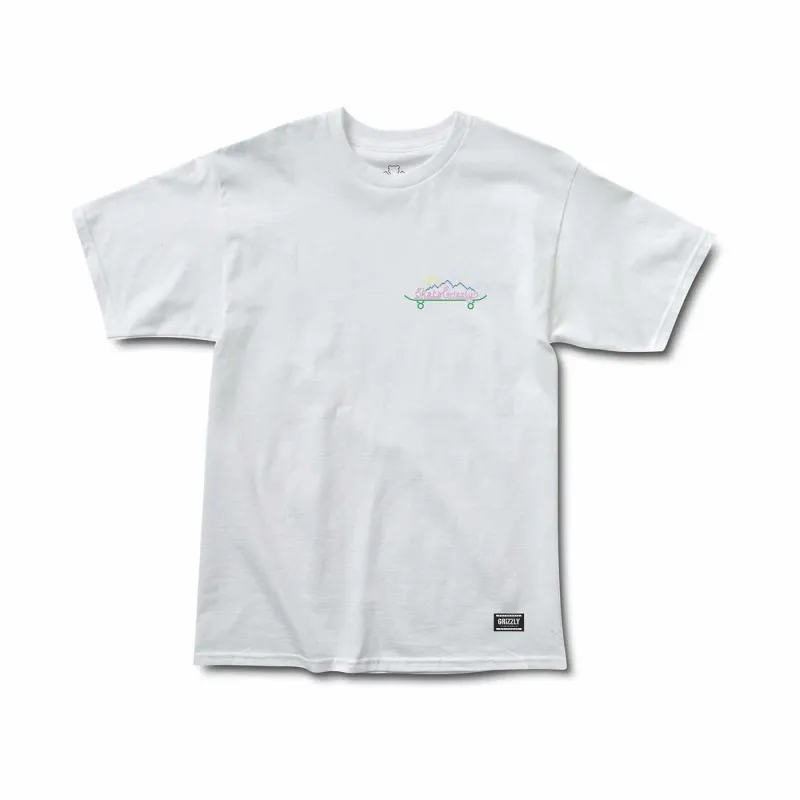 Grizzly Stay Lit T-Shirt White