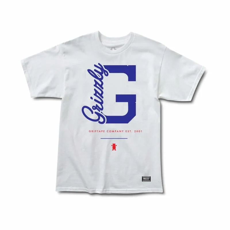 Grizzly G Side T-Shirt White