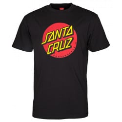 Santa Cruz Classic Dot T-Shirt Black