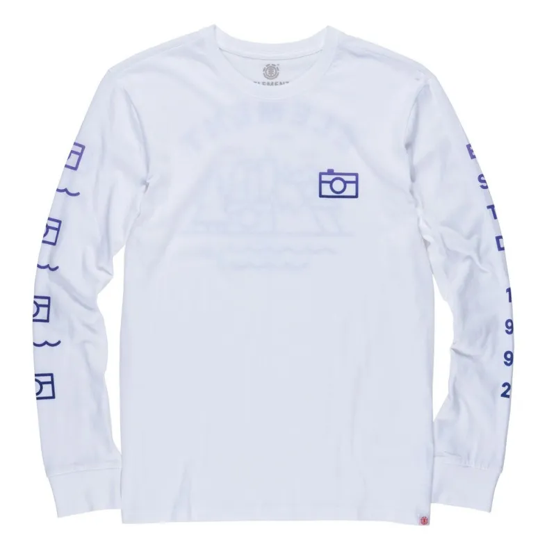 Element Lens Longsleeve Optic White