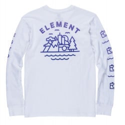 Element Lens Longsleeve Optic White