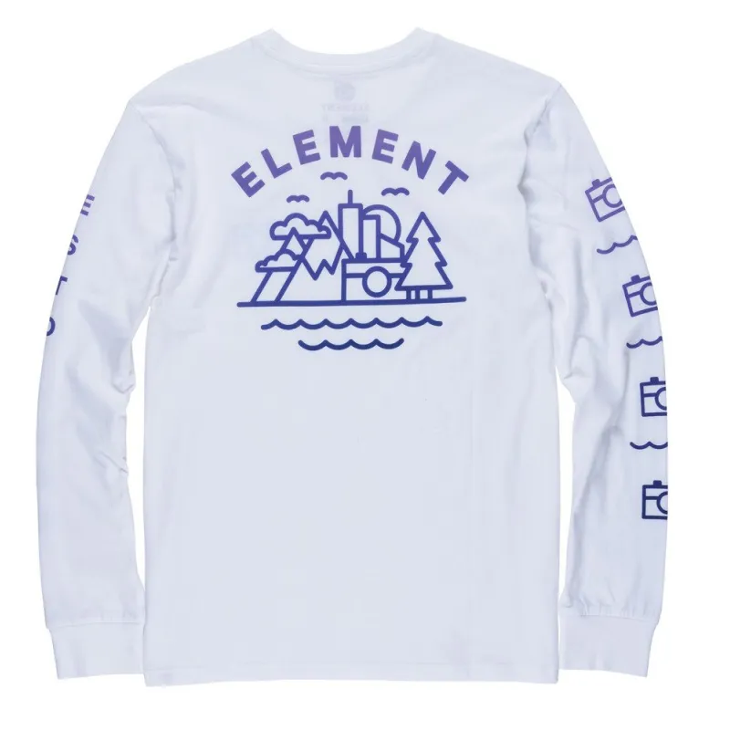 Element Lens Longsleeve Optic White