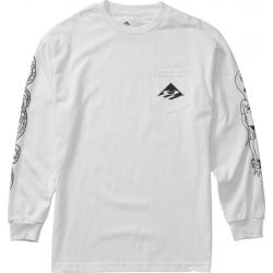 Emerica x Toy Machine Toy Longsleeve White