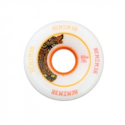 Remember Lil' Hoot Wheels 65mm 78a White