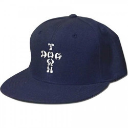 Dogtown Snapback Cross Letters Embroidered Navy