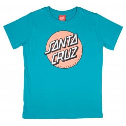 Santa Cruz Classic Dot Kids T-Shirt Lake Blue