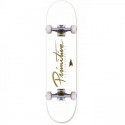 Primitive  Nuevoscript White/Gold 7.625" Skateboard Complete