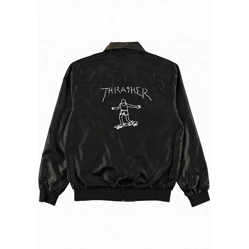 Thrasher Gonz Reversible Coach Jacket Black/Camo