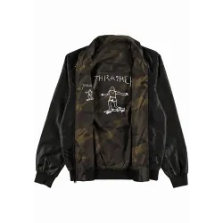 Thrasher Gonz Reversible Coach Jacket Black/Camo