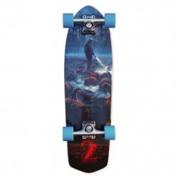Madrid X Stranger Things Pumpkin Patch Poster 28.5" Cruiser Skateboard Complete