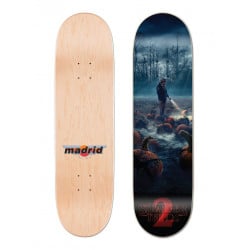 Madrid X Stranger Things Pumpkin Poster Street 8.25" - Deck Only