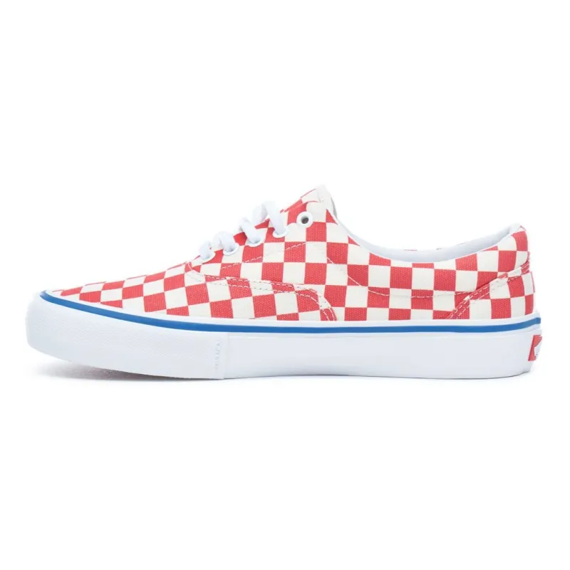 Vans Era Pro Checkerboard Rococco Red-Classic White Schoenen