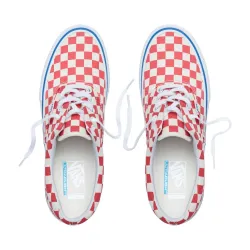 Vans Era Pro Checkerboard Rococco Red-Classic White Scarpe