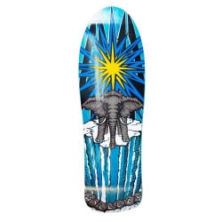 Prime World Industries Mike Vallely Elephant On The Edge Old School Shape Blue 9.75" - Deck Only