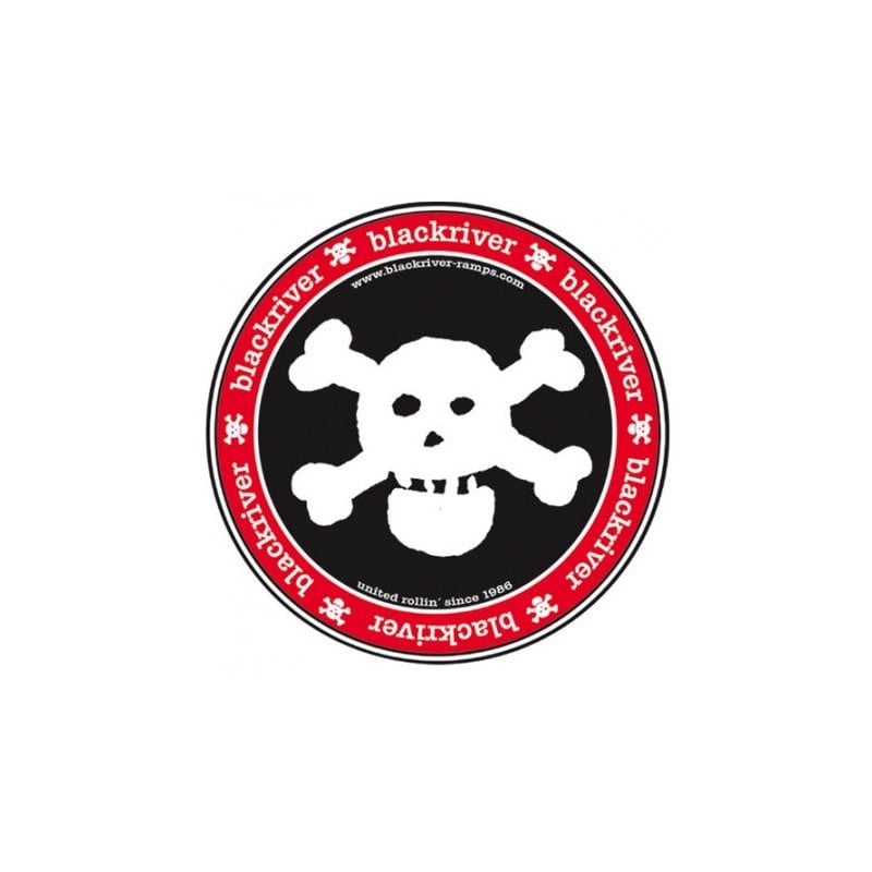 Blackriver Ramps Sticker L 'Blackriver Skull' Blackriver Ramps Sticker L 'Blackriver Skull'